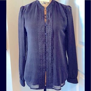 Karl lagerfeld long sleeve blouse